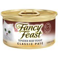 PURINA® Fancy Feast® Tender Beef Feast Classic Pate Cat Food, 3 OZ Can