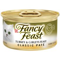 PURINA® Fancy Feast® Turkey & Giblets Feast Classic Pate Cat Food, 5.5 OZ Can