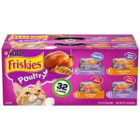 PURINA® Friskies® Poultry Cat Food, 32-Pack, 5.5 OZ Can