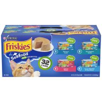 PURINA® Friskies® Seafood Pate Favorites Cat Food, 32-Pack, 5.5 OZ Can