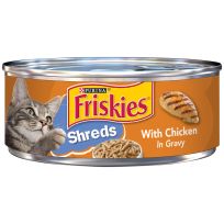 PURINA® Friskies® Shreds With Chicken In Gravy Cat Food, 5.5 OZ Can