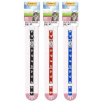 Ruffin' It Reflective Paw Print  Collar with Breakaway Buckle and Bell, 7N39249, Assorted