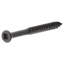 Hillman Square Drive Black Phosphate Trim Screws, 41907, #8 x 3 IN