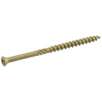 Power Pro Premium Exterior Trim Screws, Star Drive, 50-Pack, 42504, #8 x 3 IN