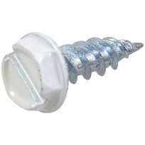 Hillman Slotted Hex Painted Head Gutter Assembly Screws, 1 LB Box, 47711, #7 x 1/2 IN