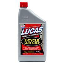 LUCAS® Semi-Synthetic TC-W3 2-Cycle Land and Sea Oil, 10467, 1 Quart