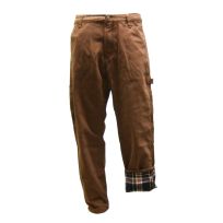 Full Blue Men's Canvas Flannel Lined Dungaree 100% Cotton Canvas Pant