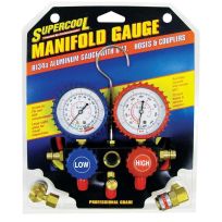 SUPERCOOL™ Aluminum Manifold Gauge Set with with Sight Glass, 2211B, 72 IN