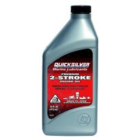 QUICKSILVER® Premium 2-Cycle TC-W3 Marine Engine Oil, 858020Q01, 16 OZ