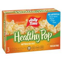 Jolly Time Healthy Pop Microwave Popcorn, Butter, 3-Pack, 781, 3 OZ