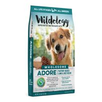Wildology® ADORE Wholesome Pasture-Raised Lamb & Rice Recipe Dog Food, WD006, 30 LB Bag