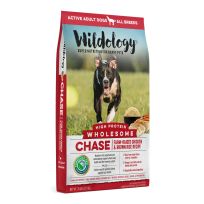 Wildology® CHASE Wholesome High Protein Farm-Raised Chicken & Brown Rice Recipe Dog Food, WD008, 28 LB Bag