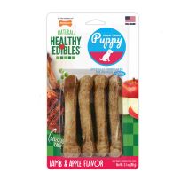 Nylabone® Puppy Lamb & Apple Treat, 4-Pack, N501VPP, 3.1 OZ