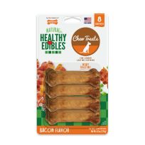 Nylabone® Longer Lasting Bacon Dog Chews, 8-Pack, NEB101VP8P, 6.2 OZ