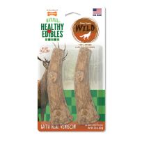 Nylabone® Antler Real Venison Dog Treat, 2-Pack, NAN803TPP, 2.8 OZ