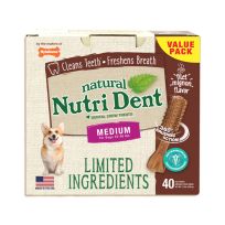 Nylabone® Filet Mignon Dental Treat, 40-Pack, NTD662T40P, 2.3 LB