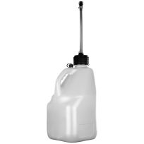 Plastic Product Formers Square Plastic Multi-Purpose Utility Jug, 5UJ-3953, White, 5 Gallon