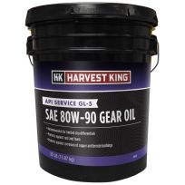 HARVEST KING® API Service GL-5 Gear Oil, SAE 80W-90, HK040, 5 Gallon