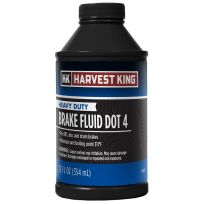 HARVEST KING® Heavy Duty Brake Fluid DOT 4, HK97, 12 OZ