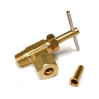 Dial 1/4 IN x 1/8 IN Angle Needle Valve, 9439