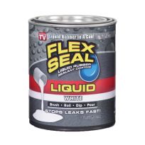 Flex Seal Liquid Rubber Sealant, White, LFSWHTR16, 16 OZ
