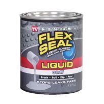 Flex Seal Liquid Rubber Sealant, Gray, LFSGRYR16, 16 OZ