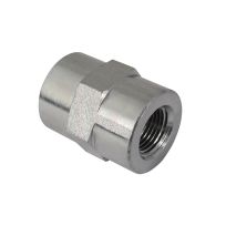 Apache Style 5000 Female Pipe Thread Female Pipe Thread Hydraulic Adapter, 3/8 IN x 3/8 IN, 39035408