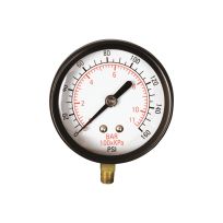 Apache 160 PSI Dry Pressure Gauge with 1/4 IN Male Pipe Thread Lower Mount, 2-1/2 IN, 99019269