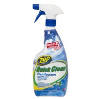 Zep® Quick Clean Disinfectant Cleaner, ZUQCD32, 32 OZ