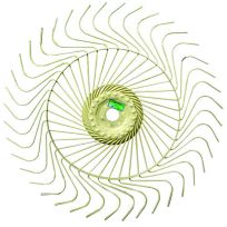 Herschel Parts Right Handed Assembly Rake Wheel, W16-0801