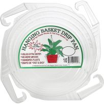 Curtis Wagner Hanging Basket Drip Pan, 10 IN, WGHB1150