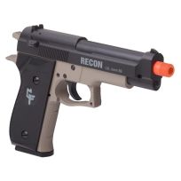 Game Face Spring Powered, Single Shot Combat Airsoft Pistol Kit, GFRAP22KT