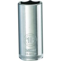 DEWALT 6-Point 3/8 IN Drive Deep Socket, DWMT94955OSP, 18 mm