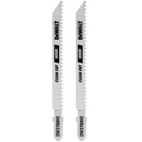 DEWALT Jig Saw Blade, 10 TPI, 2-Pack, DW3760H2, 4 IN