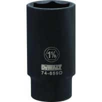 DEWALT 6-Point 1/2 Drive Deep Impact Socket, DWMT74659OSP, 1-1/8 IN