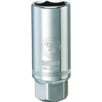 DEWALT 6-Point 3/8 IN Drive Spark Plug Socket, DWMT86381OSP, 13/16 IN