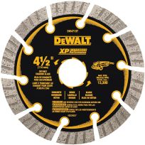 DEWALT Segmented Xp All Purpose Blade, 4-1/2 IN, DW4713T