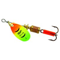 Mepps Aglia - Plain Treble Hot Fire Tiger Blade #1 (1/8 OZ), B1 HFT