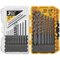 DEWALT Black Oxide Drill Bit Set, 20-Piece, DW1177