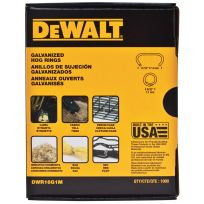 DEWALT Hog Rings, 11/16 IN, DWR16G1M