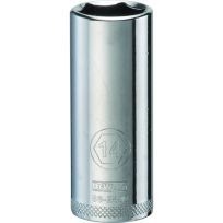 DEWALT 6-Point 1/4 IN Drive Deep Socket, DWMT86289OSP, 14 mm