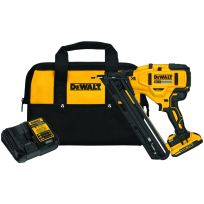 DEWALT Angled Finish Nailer - Kit, 20V MAX XR, 15-Gauge, DCN650D1