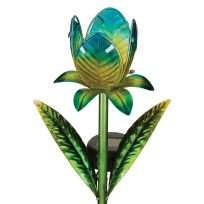 Regal Art & Gift Mini Solar Garden Stake - Blue Tulip, 12158