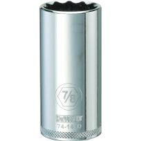 DEWALT 12-Point 3/8 IN Drive Deep Socket, SAE, DWMT74147OSP, 7/8 IN