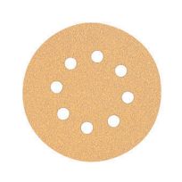 DEWALT 8 Hole 220 Grit Hook and Loop Random Orbit Sandpaper, 5 IN 5-Pack, DW4306