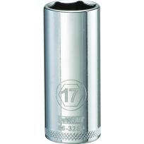 DEWALT 6-Point 3/8 IN Drive Deep Socket, DWMT86328OSP, 17 mm