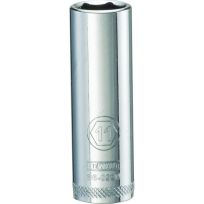 DEWALT 6-Point 1/4 IN Drive Deep Socket, DWMT86099OSP, 11 mm