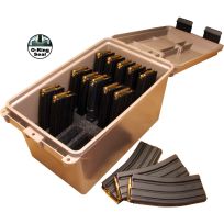 MTM CASE-GARD Tactical Mag Can for 223, 5.56 MAG, holds 15 30-rd mag., Dark Earth, TMC15