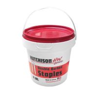 Hutchison Western Double Barded Galvanized Fense Staples, 2 IN, NL170-019-1228, 8 LB