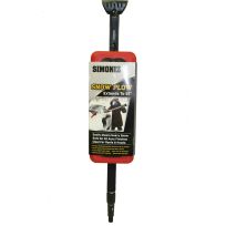 Simoniz Extendable Snow Plow with Removable Ice Scraper, 31.5 IN - 51 IN, 01949